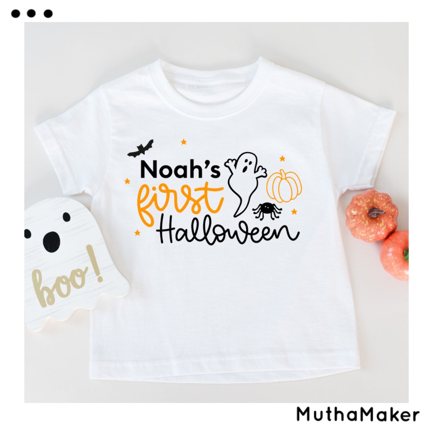 Personalised First Halloween T-shirt