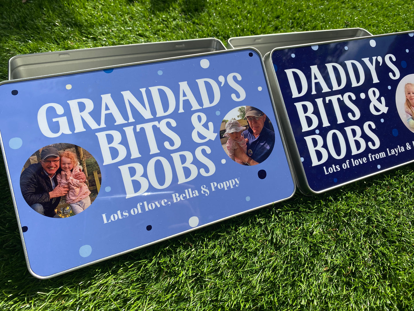 Personalised Photo Bits and Bobs Tin