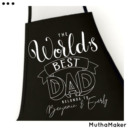 Worlds Best Dad Apron