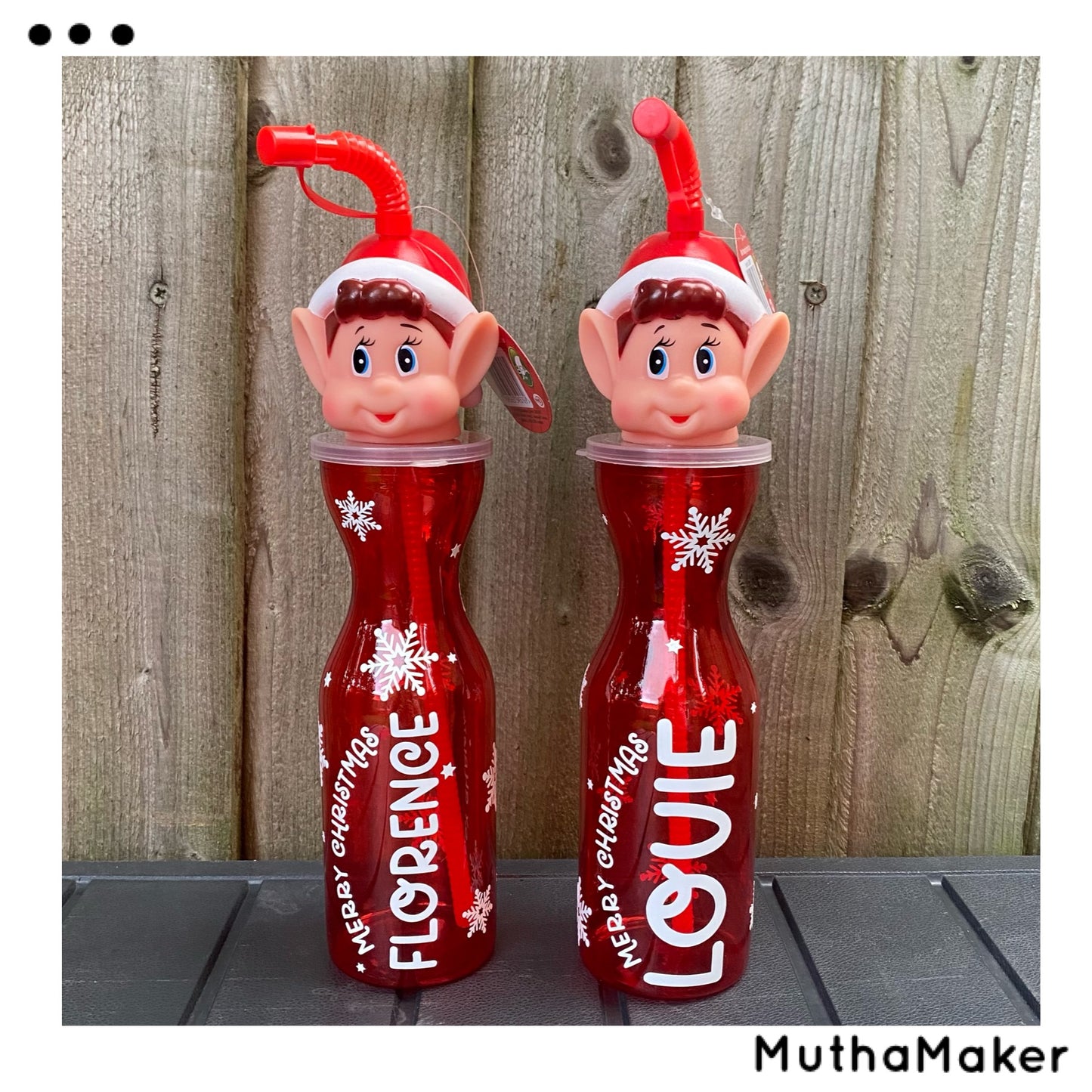 Personalised Elf Bottle