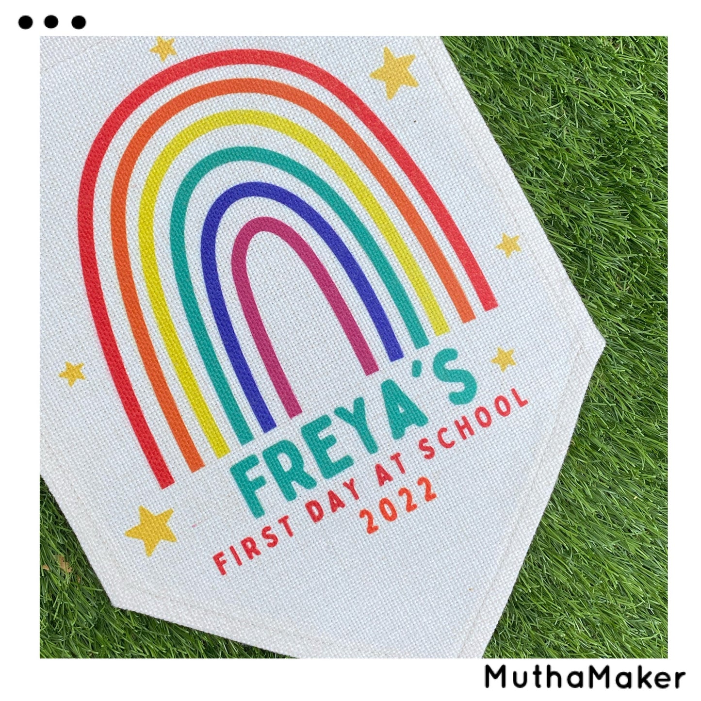 First Day A School Pennant