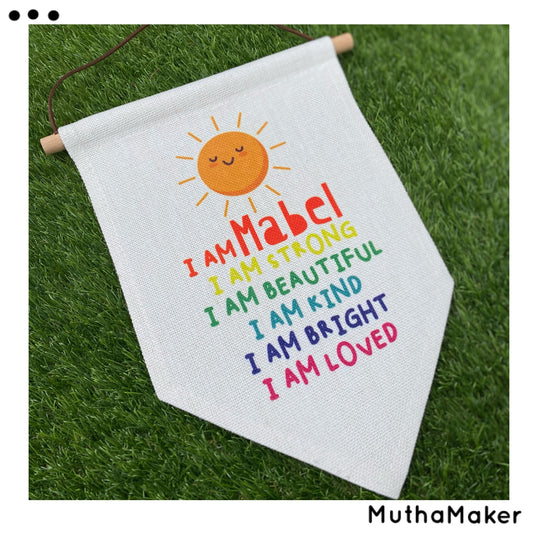 Kid’s Affirmation Pennant