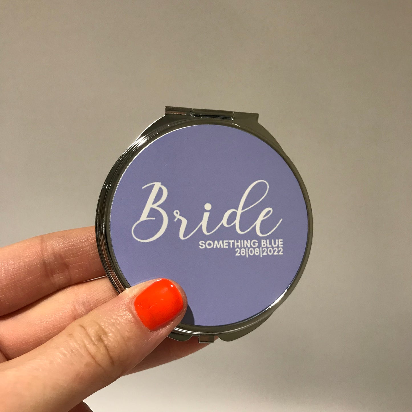 Something Blue Bride Mirror