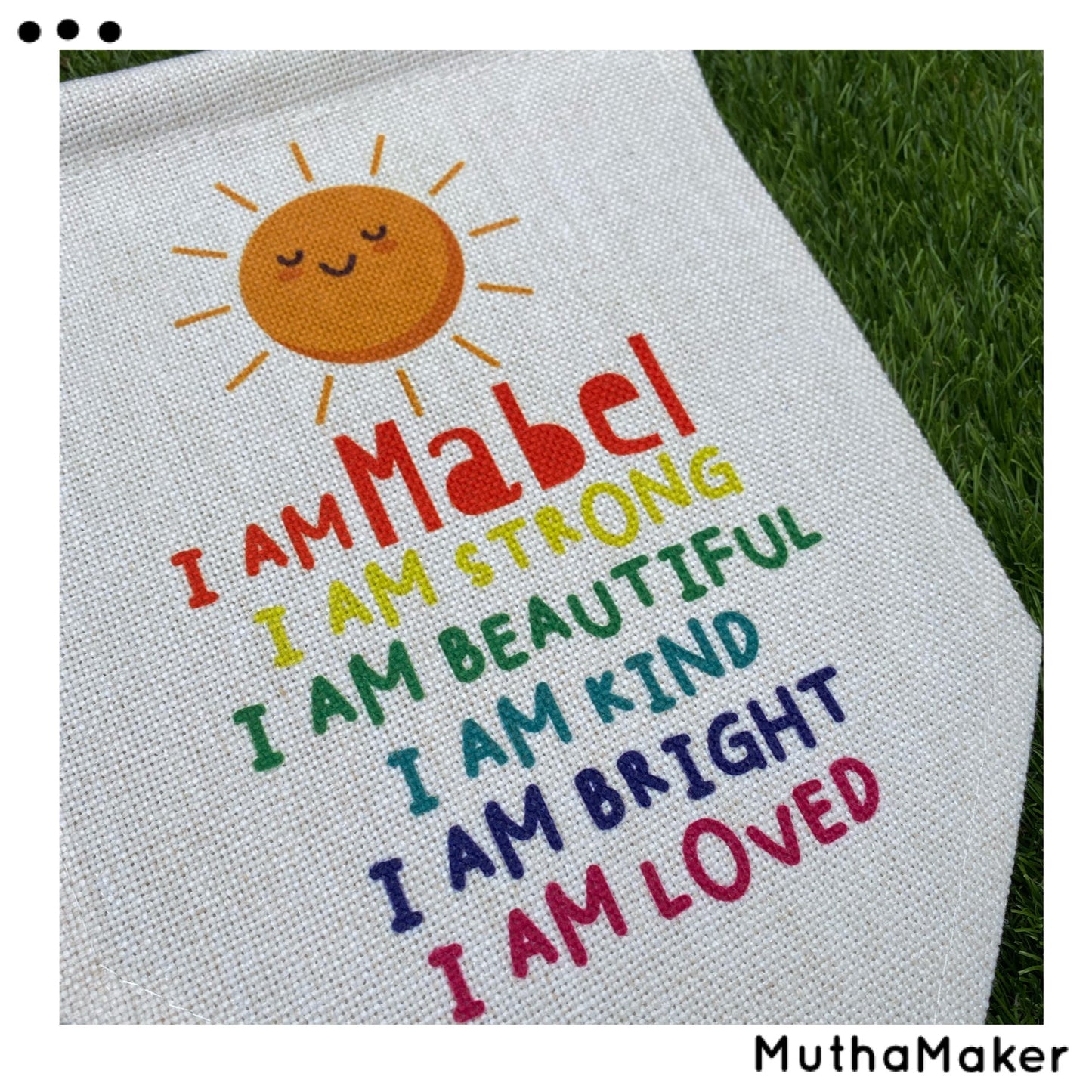 Kid’s Affirmation Pennant