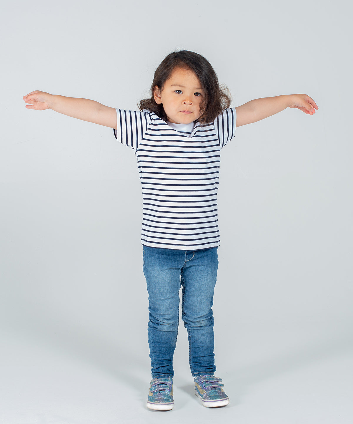 Kids Personalised Breton Tshirt